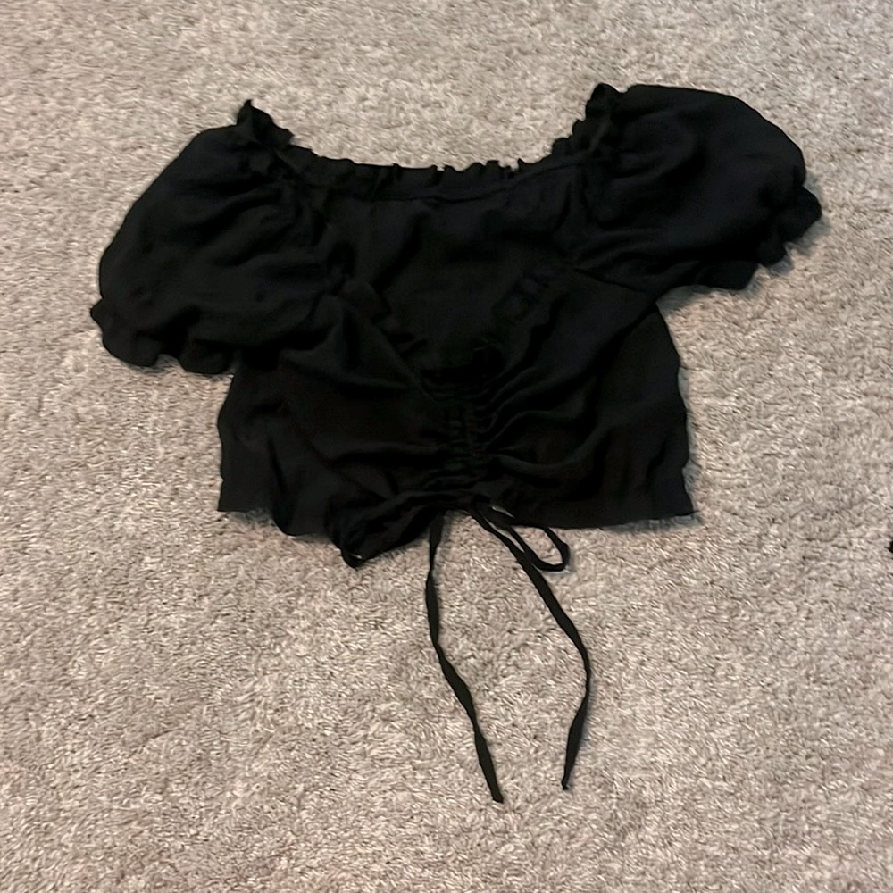 Black Crop Top